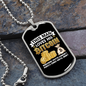 This Man Loves His Bitcoin Crypto Necklace Stainless Steel or 18k Gold Dog Tag 24" Chain-Express Your Love Gifts