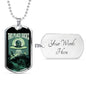 This Place Sucks Necklace UFO Alien Fan Gift Stainless Steel or 18k Gold Dog Tag 24" Chain-Express Your Love Gifts