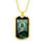This Place Sucks Necklace UFO Alien Fan Gift Stainless Steel or 18k Gold Dog Tag 24" Chain-Express Your Love Gifts