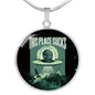 This Place Sucks Pendant UFO Alien Fan Necklace Stainless Steel or 18k Gold 18-22"-Express Your Love Gifts