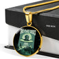 This Place Sucks Pendant UFO Alien Fan Necklace Stainless Steel or 18k Gold 18-22"-Express Your Love Gifts