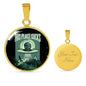 This Place Sucks Pendant UFO Alien Fan Necklace Stainless Steel or 18k Gold 18-22"-Express Your Love Gifts