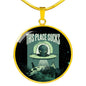This Place Sucks Pendant UFO Alien Fan Necklace Stainless Steel or 18k Gold 18-22"-Express Your Love Gifts