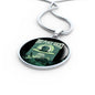 This Place Sucks Pendant UFO Alien Fan Necklace Stainless Steel or 18k Gold 18-22"-Express Your Love Gifts