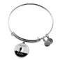 Those We Love Circle Pendant Bangle Stainless Steel or 18k Gold 18-22"-Express Your Love Gifts