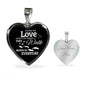 Those We Love Don'T Go Away Footprints Necklace Stainless Steel or 18k Gold Heart Pendant 18-22"-Express Your Love Gifts