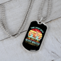 Time Spent With Dog Necklace Stainless Steel or 18k Gold Dog Tag 24" Chain-Express Your Love Gifts
