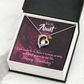 To Aunt Birthday Message Happy Birthday Aunt Forever Love Necklace-Express Your Love Gifts