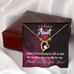 To Aunt I Thank God Forever Love Necklace-Express Your Love Gifts