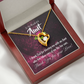 To Aunt I Thank God Forever Love Necklace-Express Your Love Gifts