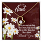 To Aunt Like Mom Forever Love Necklace-Express Your Love Gifts