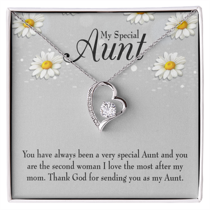 To Aunt Special Aunt Forever Love Necklace-Express Your Love Gifts
