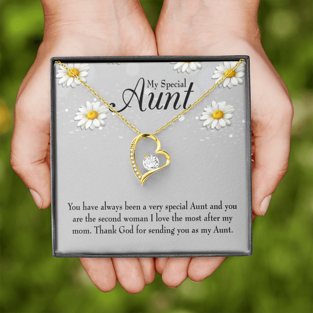 To Aunt Special Aunt Forever Love Necklace-Express Your Love Gifts