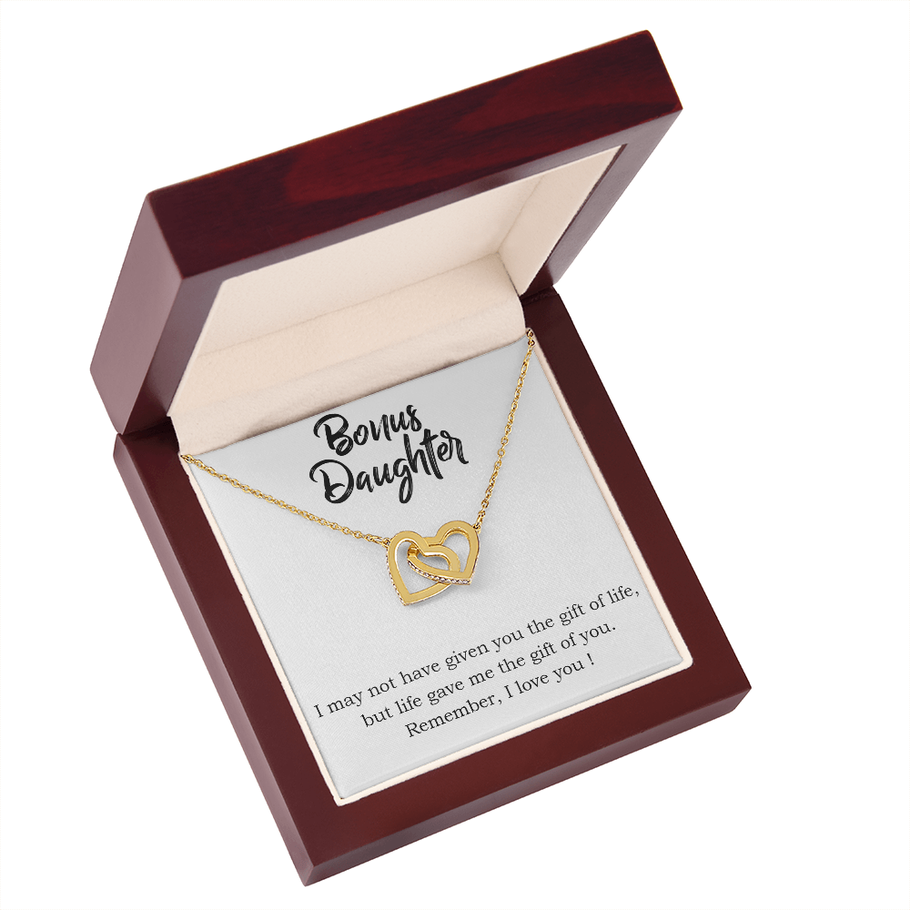 To Bonus Daughter Gift of Life Inseparable Necklace-Express Your Love Gifts