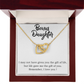 To Bonus Daughter Gift of Life Inseparable Necklace-Express Your Love Gifts