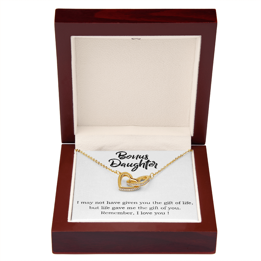 To Bonus Daughter Gift of Life Inseparable Necklace-Express Your Love Gifts