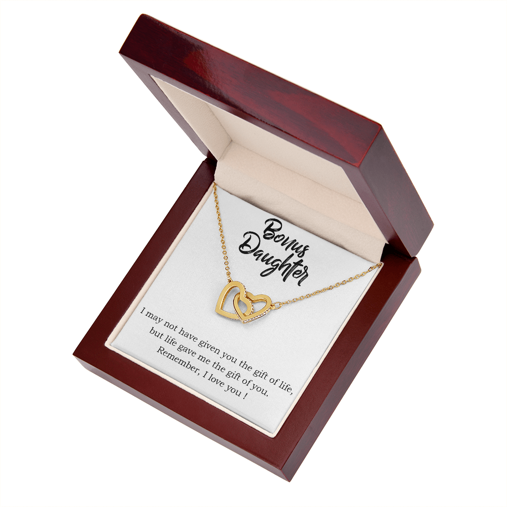 To Bonus Daughter Gift of Life Inseparable Necklace-Express Your Love Gifts
