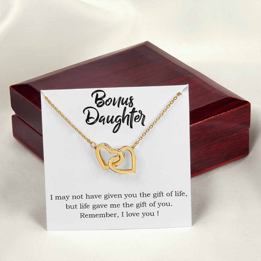 To Bonus Daughter Gift of Life Inseparable Necklace-Express Your Love Gifts