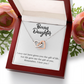 To Bonus Daughter Gift of Life Inseparable Necklace-Express Your Love Gifts