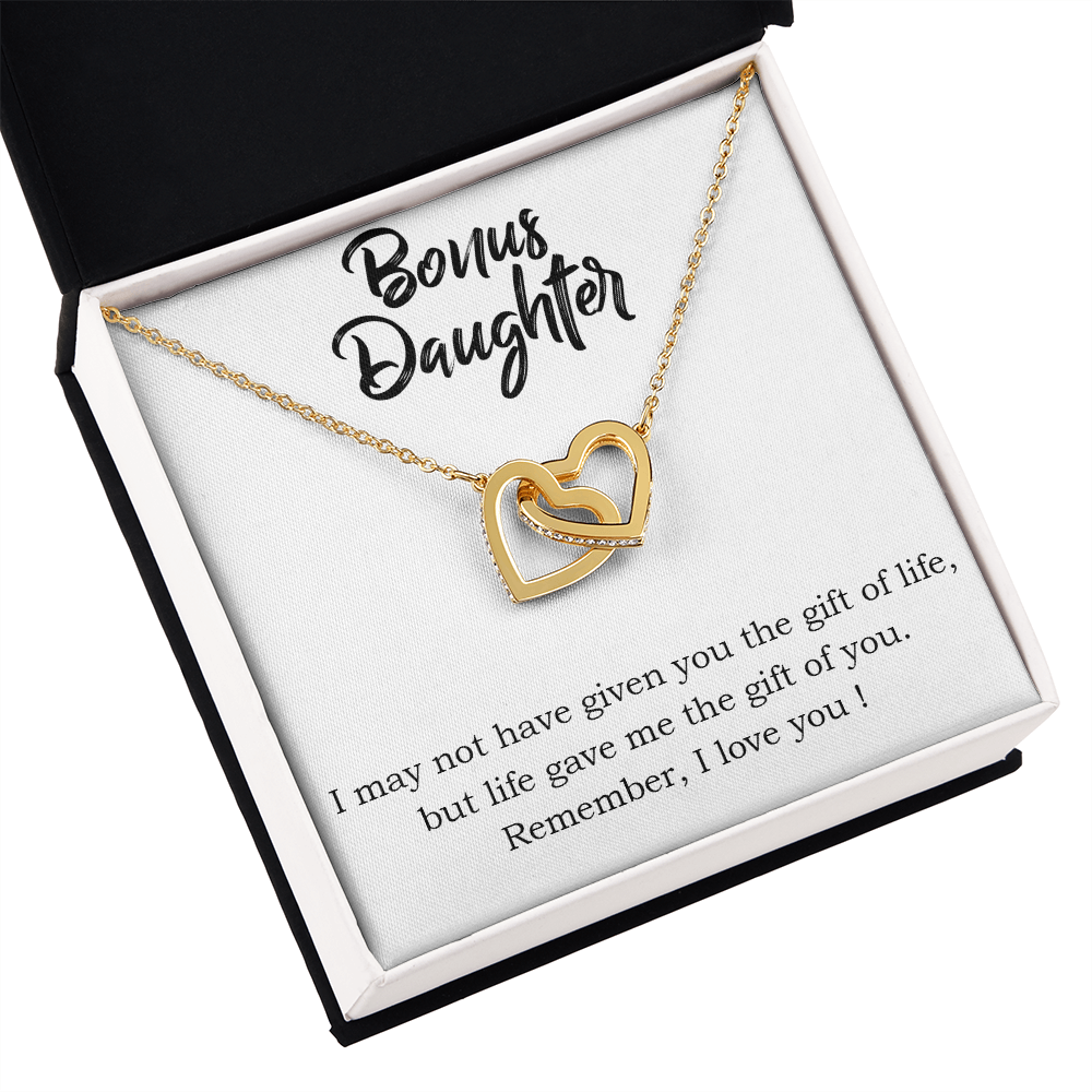 To Bonus Daughter Gift of Life Inseparable Necklace-Express Your Love Gifts