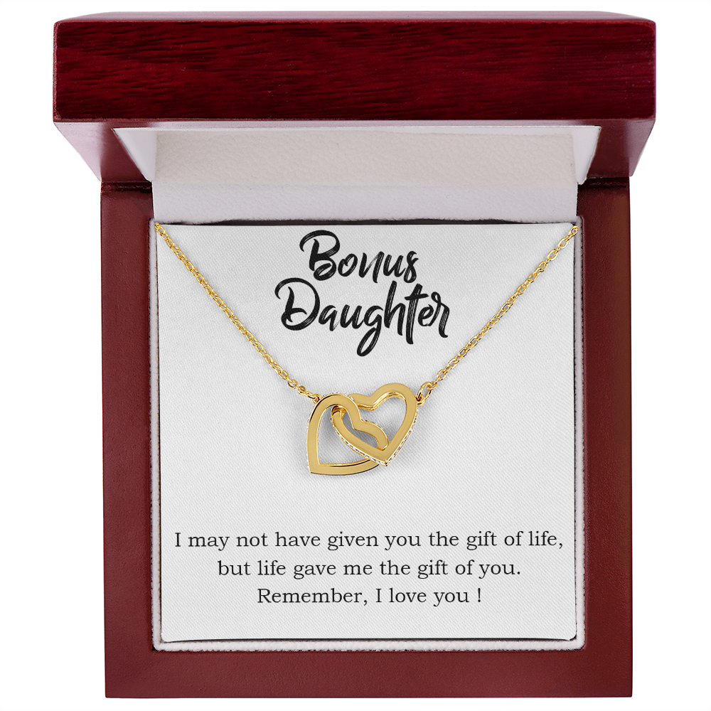 To Bonus Daughter Gift of Life Inseparable Necklace-Express Your Love Gifts
