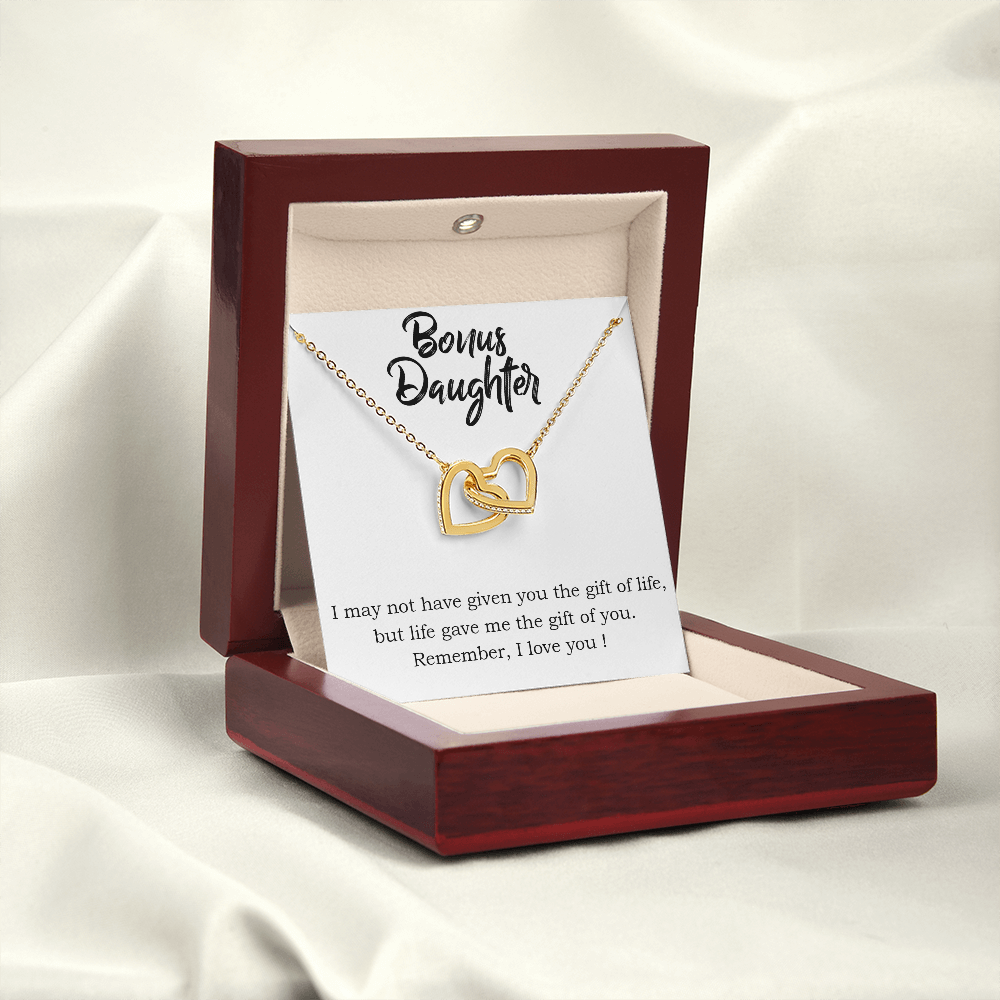 To Bonus Daughter Gift of Life Inseparable Necklace-Express Your Love Gifts