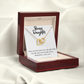 To Bonus Daughter Gift of Life Inseparable Necklace-Express Your Love Gifts