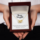 To Bonus Daughter Gift of Life Inseparable Necklace-Express Your Love Gifts