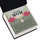 To Bonus Mom You May Not Have Alluring Ribbon Necklace Message Card-Express Your Love Gifts