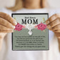 To Bonus Mom You May Not Have Alluring Ribbon Necklace Message Card-Express Your Love Gifts