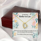 To Future Mother-in-Law Thank You For Welcoming Me Forever Necklace w Message Card-Express Your Love Gifts