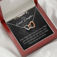To Granddaughter Always be Safe Inseparable Necklace-Express Your Love Gifts