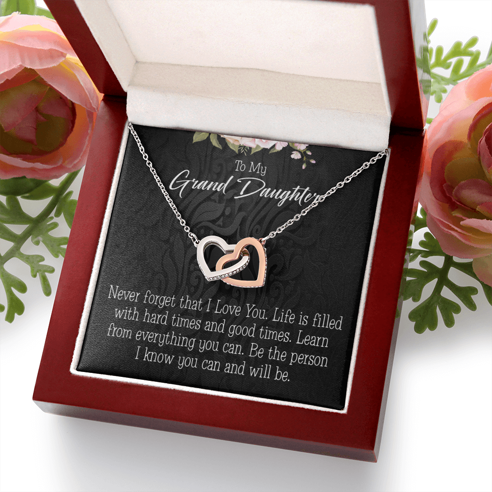 To Granddaughter Always be Safe Inseparable Necklace-Express Your Love Gifts