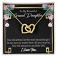 To Granddaughter Always Little Girl Inseparable Necklace-Express Your Love Gifts