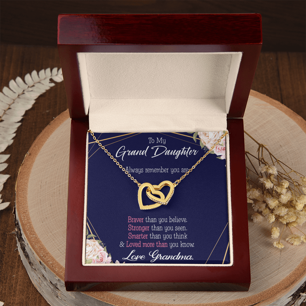 To Granddaughter Always Remember Inseparable Necklace-Express Your Love Gifts