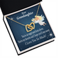 To Granddaughter Angel Granddaughter From Grandma Inseparable Necklace-Express Your Love Gifts