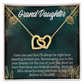 To Granddaughter Believe in Yourself Inseparable Necklace-Express Your Love Gifts
