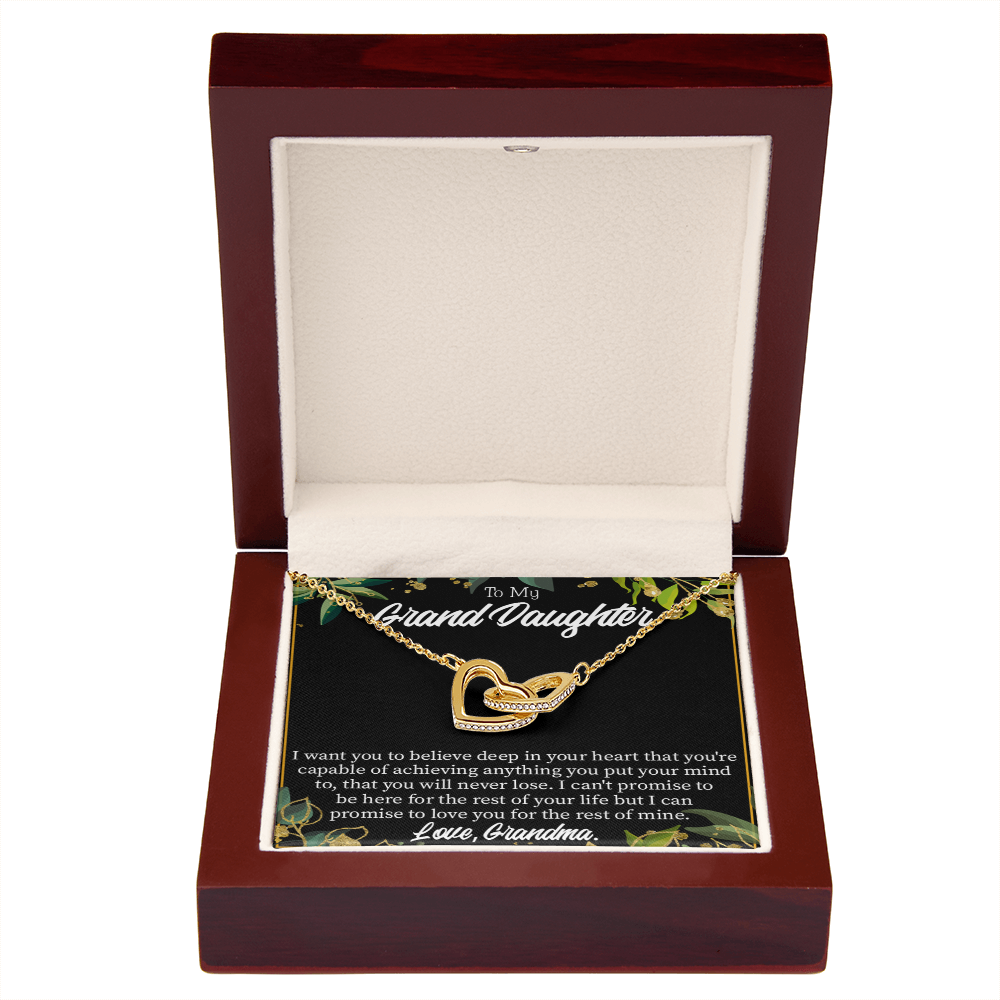 To Granddaughter Believe Inseparable Necklace-Express Your Love Gifts