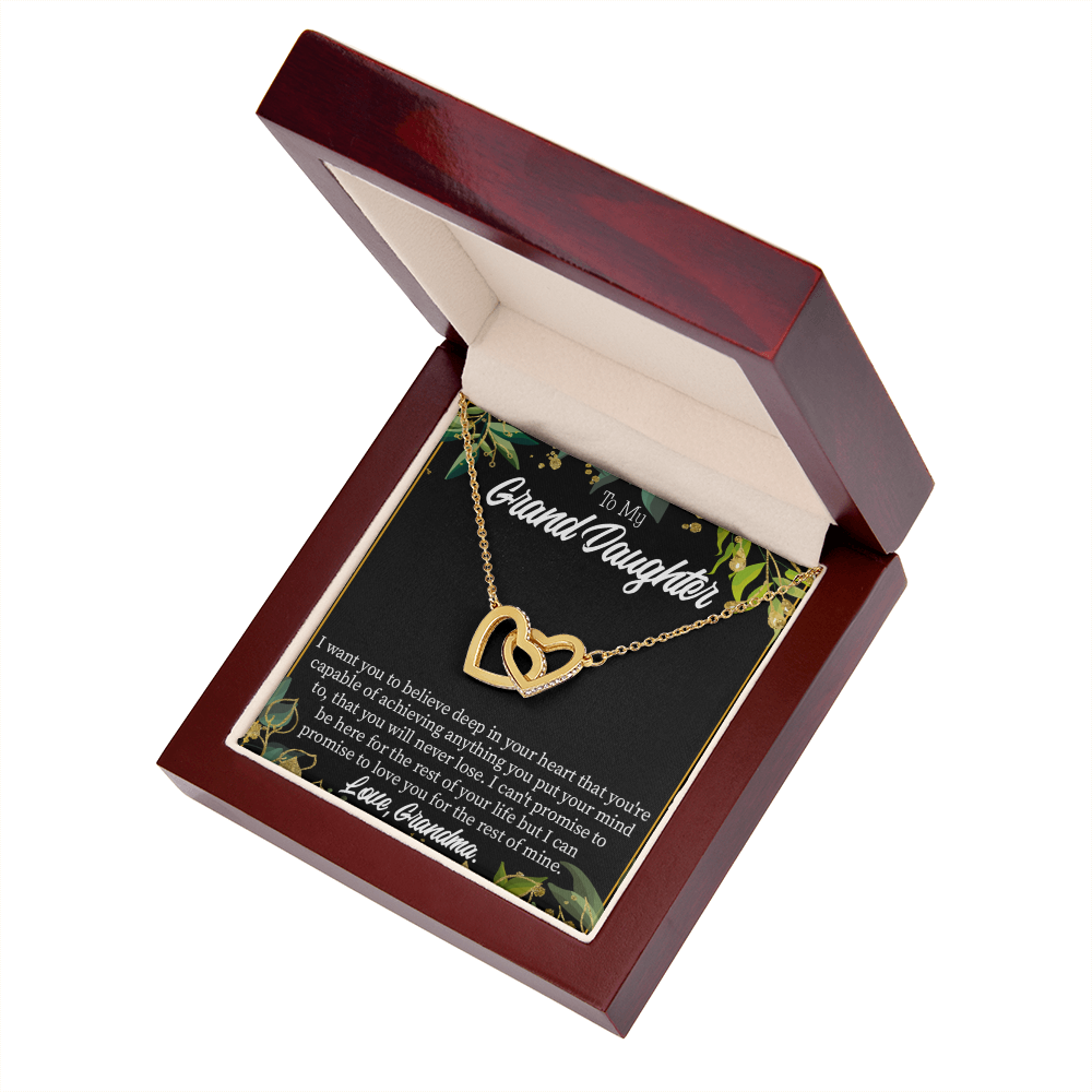 To Granddaughter Believe Inseparable Necklace-Express Your Love Gifts
