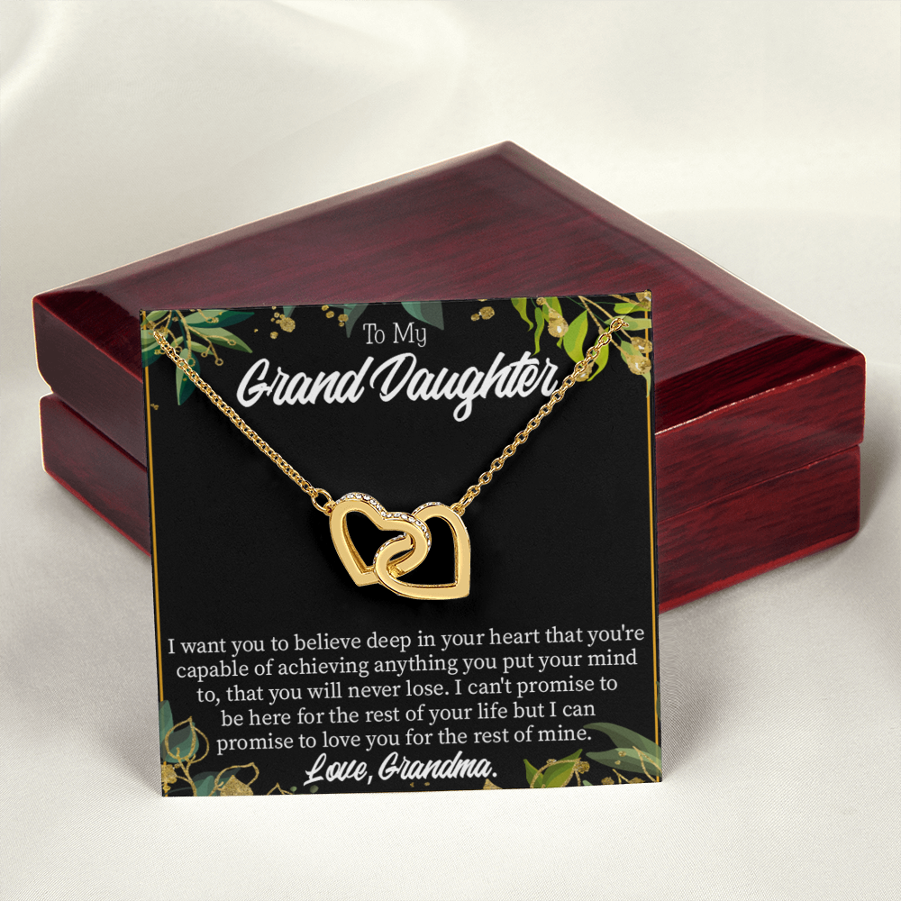 To Granddaughter Believe Inseparable Necklace-Express Your Love Gifts