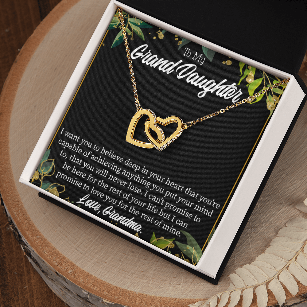 To Granddaughter Believe Inseparable Necklace-Express Your Love Gifts