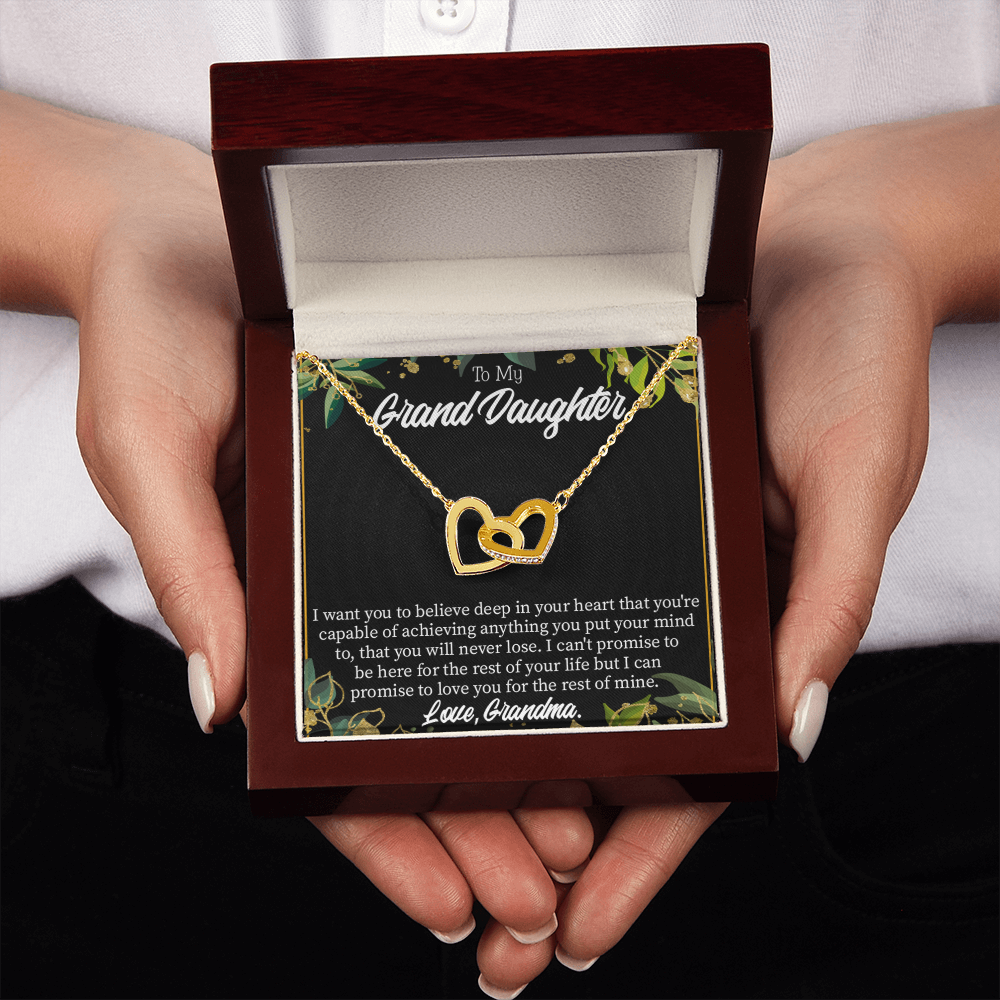 To Granddaughter Believe Inseparable Necklace-Express Your Love Gifts