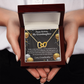 To Granddaughter Birthday Card Special Day Inseparable Necklace-Express Your Love Gifts