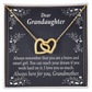 To Granddaughter Brave and Smart Inseparable Necklace-Express Your Love Gifts