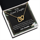 To Granddaughter Encouragement From Grandma Inseparable Necklace-Express Your Love Gifts