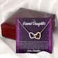 To Granddaughter Every Time I See You Inseparable Necklace-Express Your Love Gifts