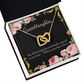 To Granddaughter Extra Share of Love Inseparable Necklace-Express Your Love Gifts