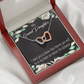 To Granddaughter Forever in My Heart Inseparable Necklace-Express Your Love Gifts