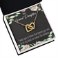 To Granddaughter Forever in My Heart Inseparable Necklace-Express Your Love Gifts