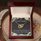 To Granddaughter Forever in My Heart Inseparable Necklace-Express Your Love Gifts